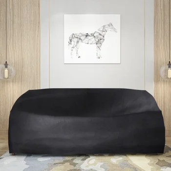 

6 Sizes Outdoor Garden Furniture Rain Cover Waterproof Oxford Wicker Sofa Protection Set Garden Patio Rain Snow Dustproof Black