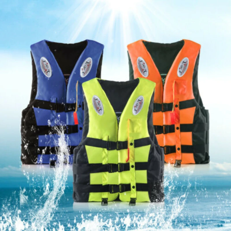 Neoprene life vest for Adult Children water sport buoyancy swimming boating skiing driving drifting life jacket