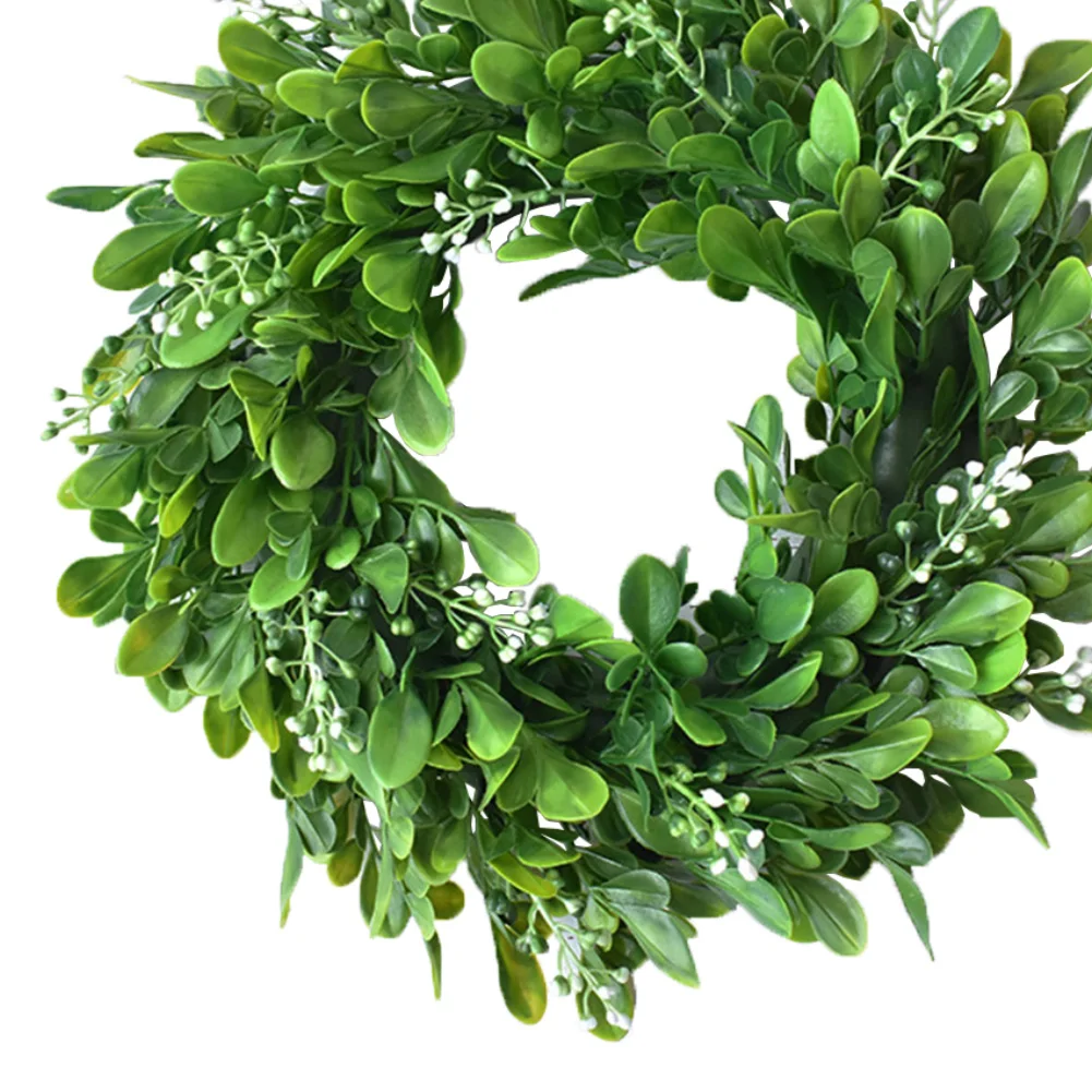 Artificial Wreath Bodhi Fruit Grass Wreath Garland Wedding Home Door Hanging Decoration Decor Garden Headwear Sztuczne Kwiaty