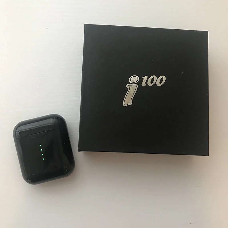 I100 TWS Bluetooth 5,0 наушники для iPhone huawei с беспроводной зарядкой настоящая батарея PK i20 i30 i60 TWS i80 i90 i100 i200TWS