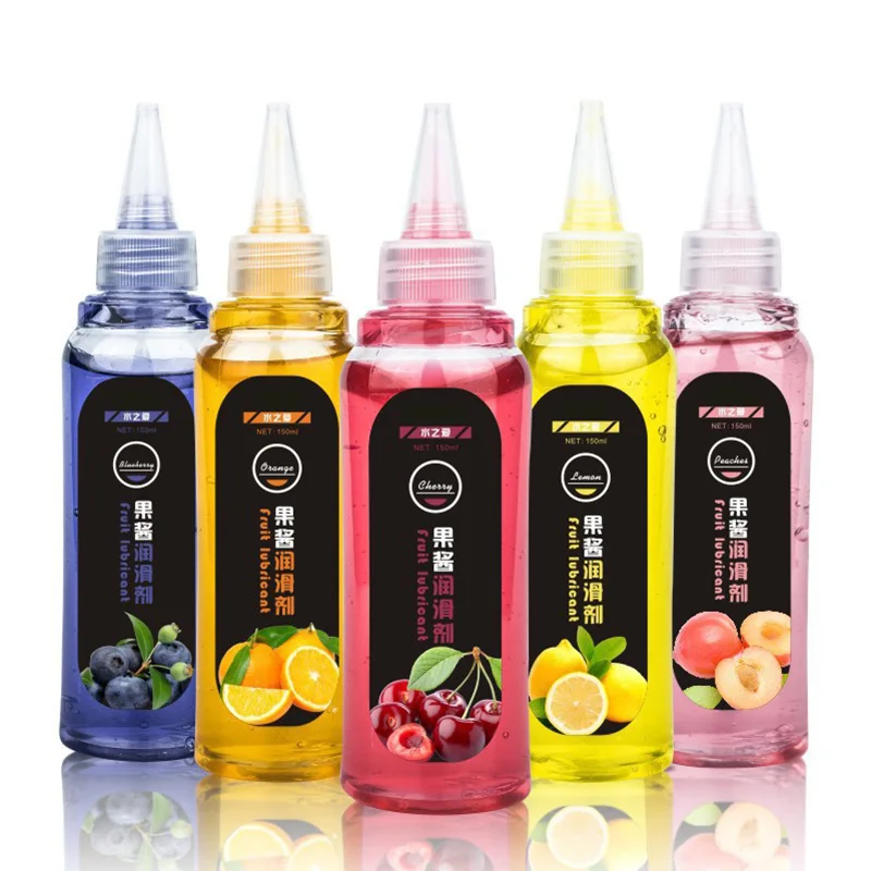 150mL Water Based Sex Lubricant Blueberry/Cherry/Peach/Orange/Lemon Anal Oral Gel Exciter Orgasm Lube Adult Cream | Красота и