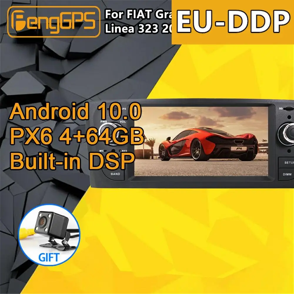 Per Fiat Grande Punto Linea Android Radio Multimedia 2006 - 2012 Autoradio Lettore Autoradio Registratore A Cassette Unità Principale Gps