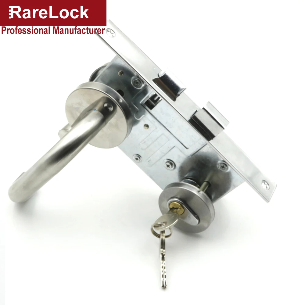 Rarelock Рождество поставки нержавеющей ручка дверная замок для внутренних Для женщин сумка платье магазин Комплектующие дверей DIY Интимные