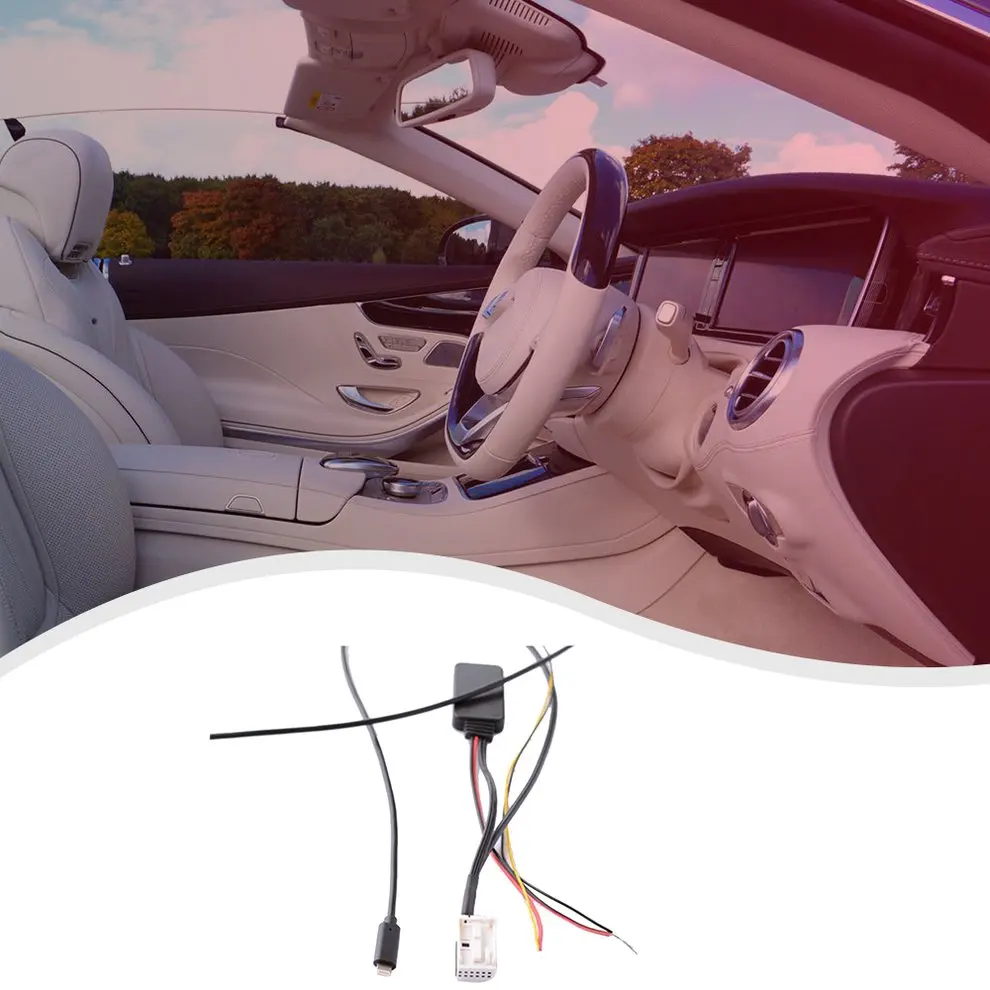 Для AUDI AUDO A4B7 A3 A6 TT A8 S4 для iphone7 8 x AUX line+ музыка