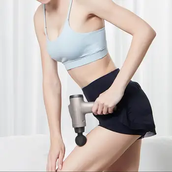 

LCD Display Massage GunMuscle Massager Muscle Pain Management After Training Exercising Body Relaxation Slimming Shaping Pain Re