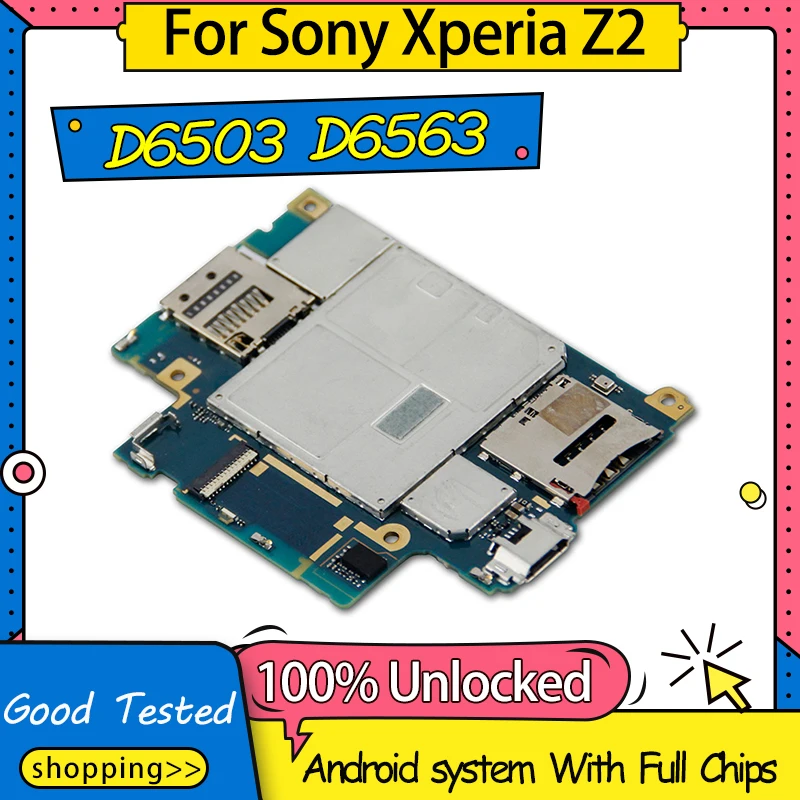 Сменная материнская плата оригинальная разблокированная для Sony Xperia Z2 D6503 D6563 с