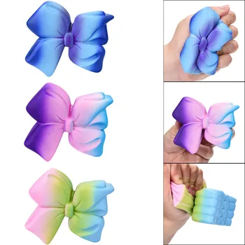 

Squishy Toy Jumbo Bowknot Squeeze Squishier Toys Slow Rising Stress Relief Squishy Scented Charm 10cm Kids Toys Drop Shipping