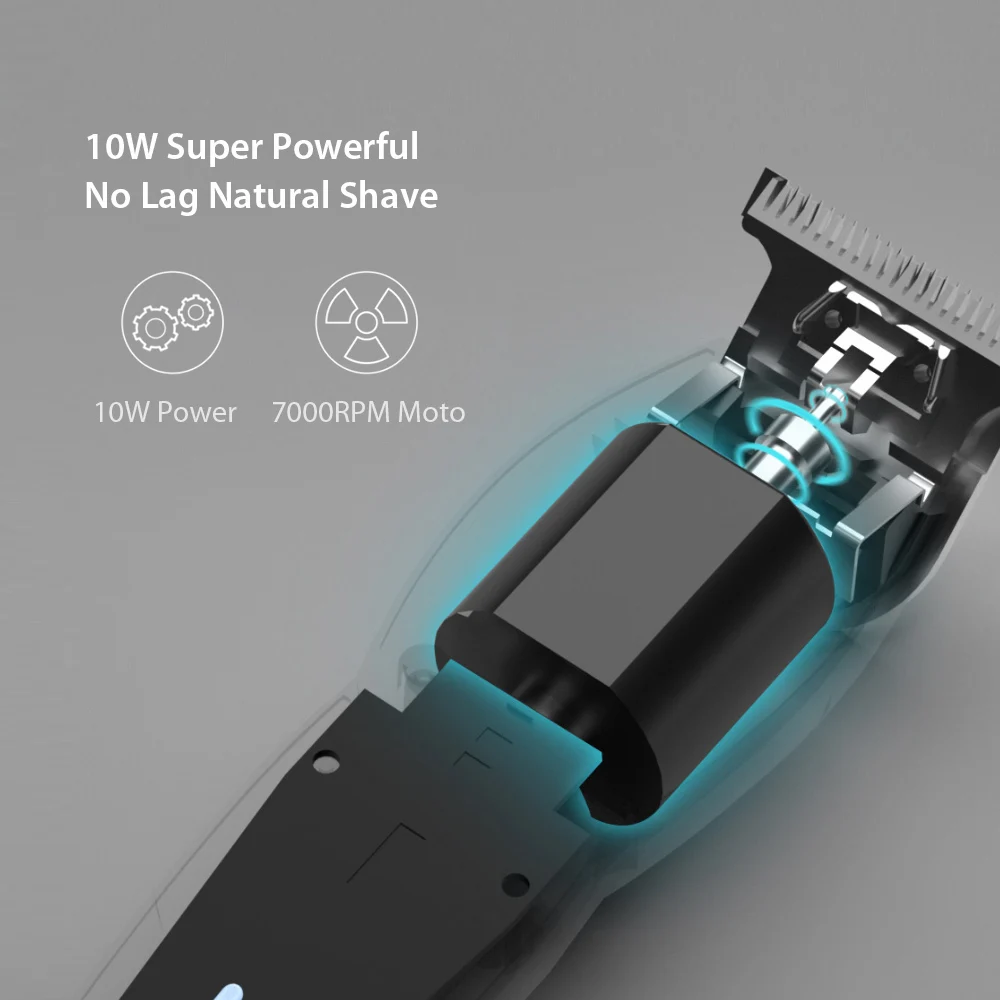 XIAOMI ENCHEN Hummingbird электрическая машинка для стрижки волос USB портотивная Зарядка для бритвы Триммер для волос с 3 гребнями для волос парикмахерский стиль для мужчин