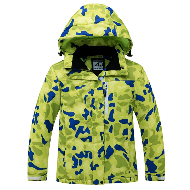 

Factory Direct Sales Arctic Queen Brand Waterproof Windproof And Warm Fabric Jacket Children's Skiing And Snowboard Jacket