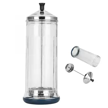 

Professional Hairdresser Hairdressing Tool Sterilizer Bottle Glass Manicure Tools Cleaning Disinfection Cup Disinfecting Tool