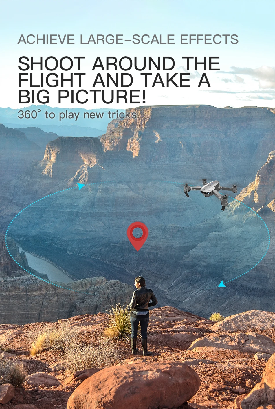 ZLL SG901 SG907 Pro GPS Dron 5G WIFI With 2-Axis