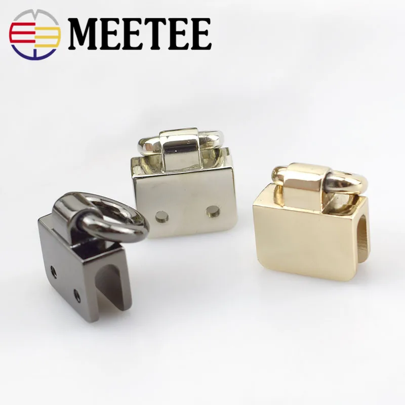 Металлические круглые D образные кольца Meetee 2/4/10 шт. боковые зажимы пряжка сделай