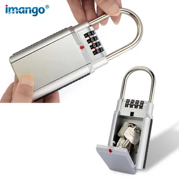 

Combination Office Secret Lock,4 Digit Combination Security Padlock for Gym, Sports, School Locker, Key Storage Box Organizer