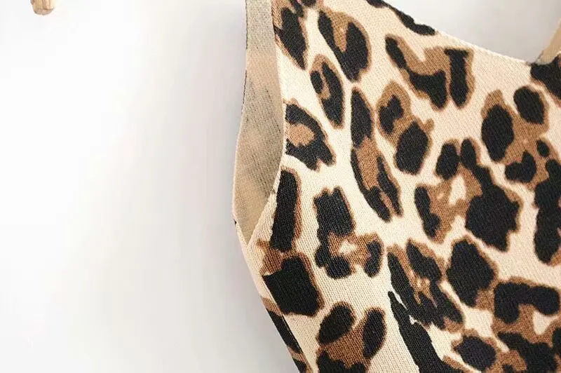 Popular New Qichen 32-9803 European and American fashion leopard-like suspension jacket