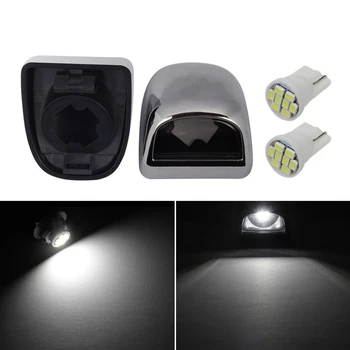 

Pair License Plate Light Lens with White 3020 SMD LED Bulb for 99-05 GMC Chevy Truck