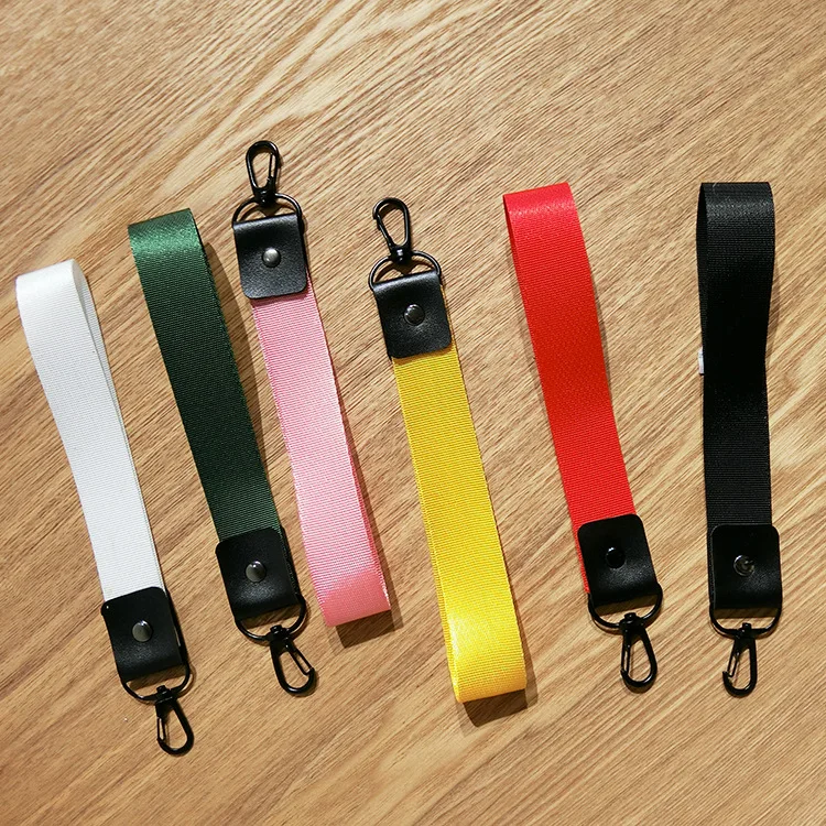 

2Pcs/Set Cute Pattern DIY Ribbon Band Long&Short Straps Keychain Women Girl Key Ring For Bag Car Phone Charms Fashion Jewelry