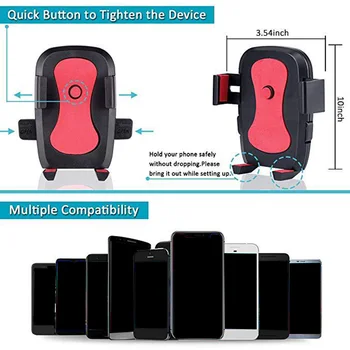 

Selfie Ring Light Set Tripod Stand Phone Holder Dimmable LED Adjustable Height USB Powered Aluminum Alloy Non Slip Universal
