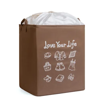 

75L Big Mac Bag Cotton Linen Oxford Cloth Waterproof Beam Cloth Cloth Collection Basket Dirty Basket New.