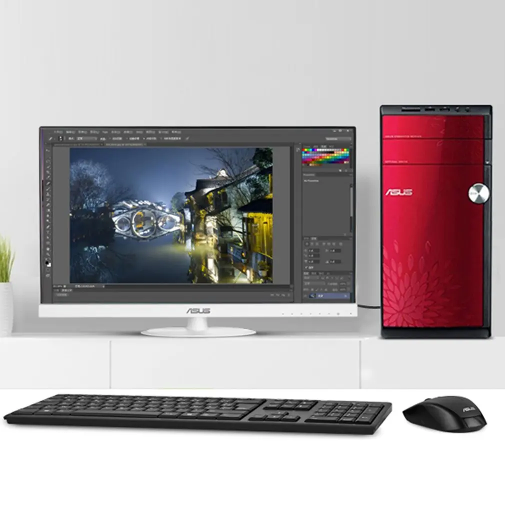 ASUS VC279N-W 27 дюймовый монитор ips 1920*1080 Пиксели HD 1080 P светодиодный контраст 1000: 1 формата 16: 9 белый монитор Уход за глазами