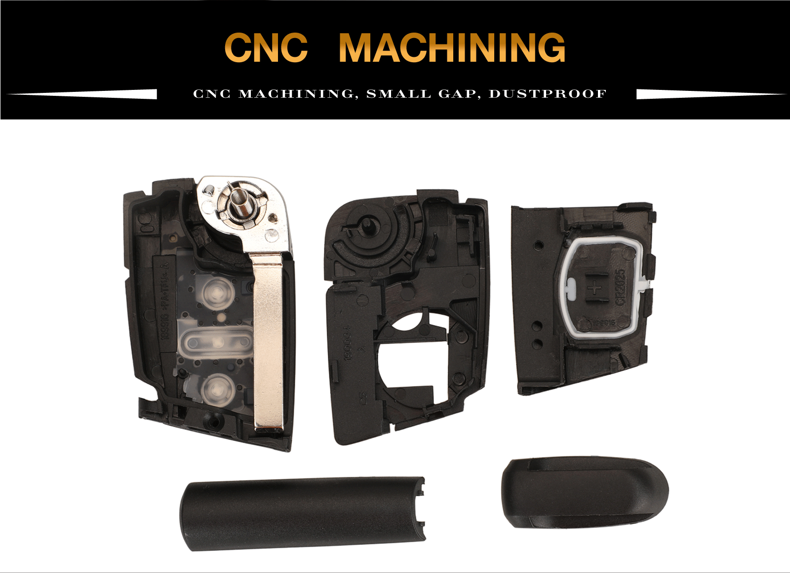 Jingyuqin Klapp Schlüssel Shell Für Volkswagen VW Golf7 MK7 Skoda Sitz 3 Tasten Fernbedienung Auto Schlüssel Fall Abdeckung Mit HU66/HU162T Klinge – Detail 7