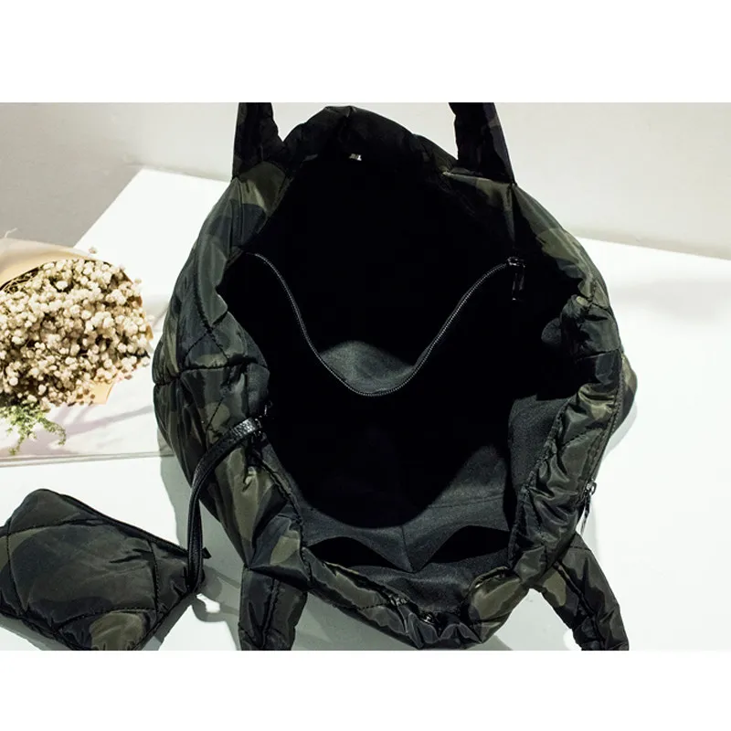3 PCS Waterproof Women Handbag High Quality Soft Winter Bag Female
