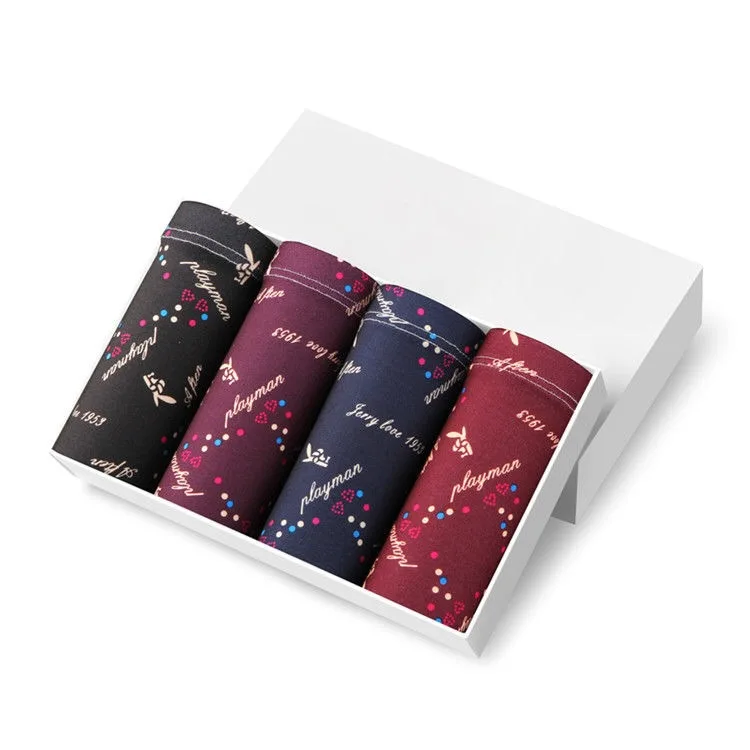 4 шт. Мужское нижнее белье шорты 4-Pack дышащие освежающие камуфляжные Боксеры Нижнее белье 19 осень/зима стиль