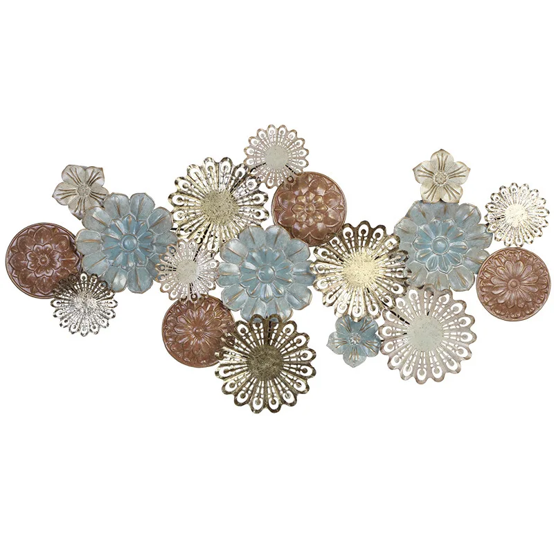 

Creative Style Retro Wrought Iron Leaf 3D Stereo Wall Hanging Decorative Craft Decoration Bedroom Wall Stickers Ornaments R2232