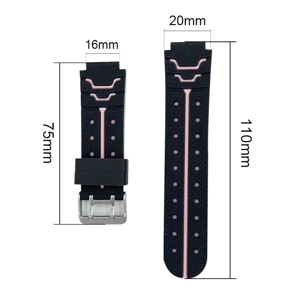 16 мм сменный смарт-ремешок для Q528 T7 Y21 Q16, ремешок для детей, студентов, gps трекер, Двухцветный силиконовый наручный ремень с подключением