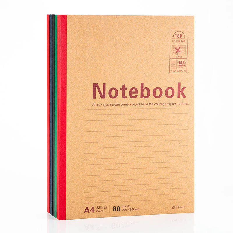 

2019 A4 Notebook Paper Notepad Pocketbook Diary Journal Office School Drawing Gift Sketchbook Books Office Notepad