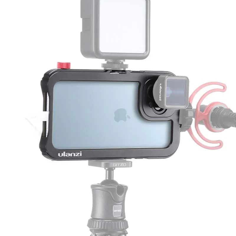 Чехол для телефона Ulanzi с зажимом для телефона с башмаком для iPhone 11/11 Pro/11 Pro Max для 17 мм анаморфных объективов