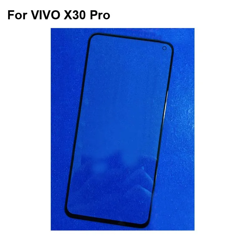 

2PCS For Vivo X30 Pro Front LCD Glass Lens touchscreen For Vivo X 30 Pro Touch screen Panel Outer Screen Glass without flex