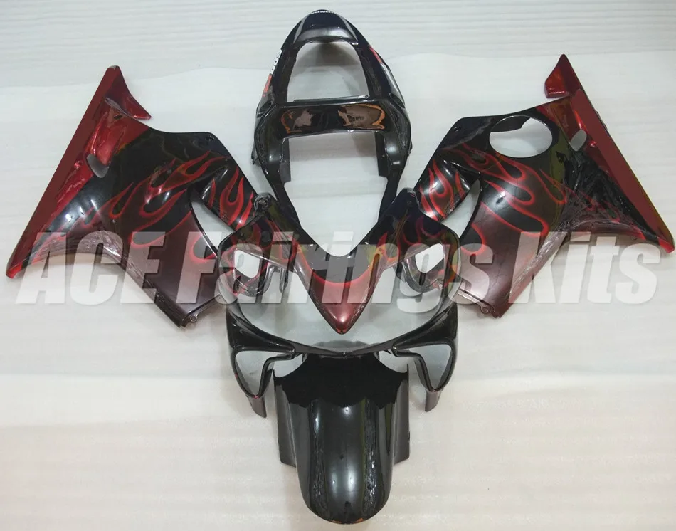 

New ABS Injection Mold Motorcycle Fairings Kit Fit for HONDA CBR600 F4i 2001 2002 2003 01 02 03 FS Flame red