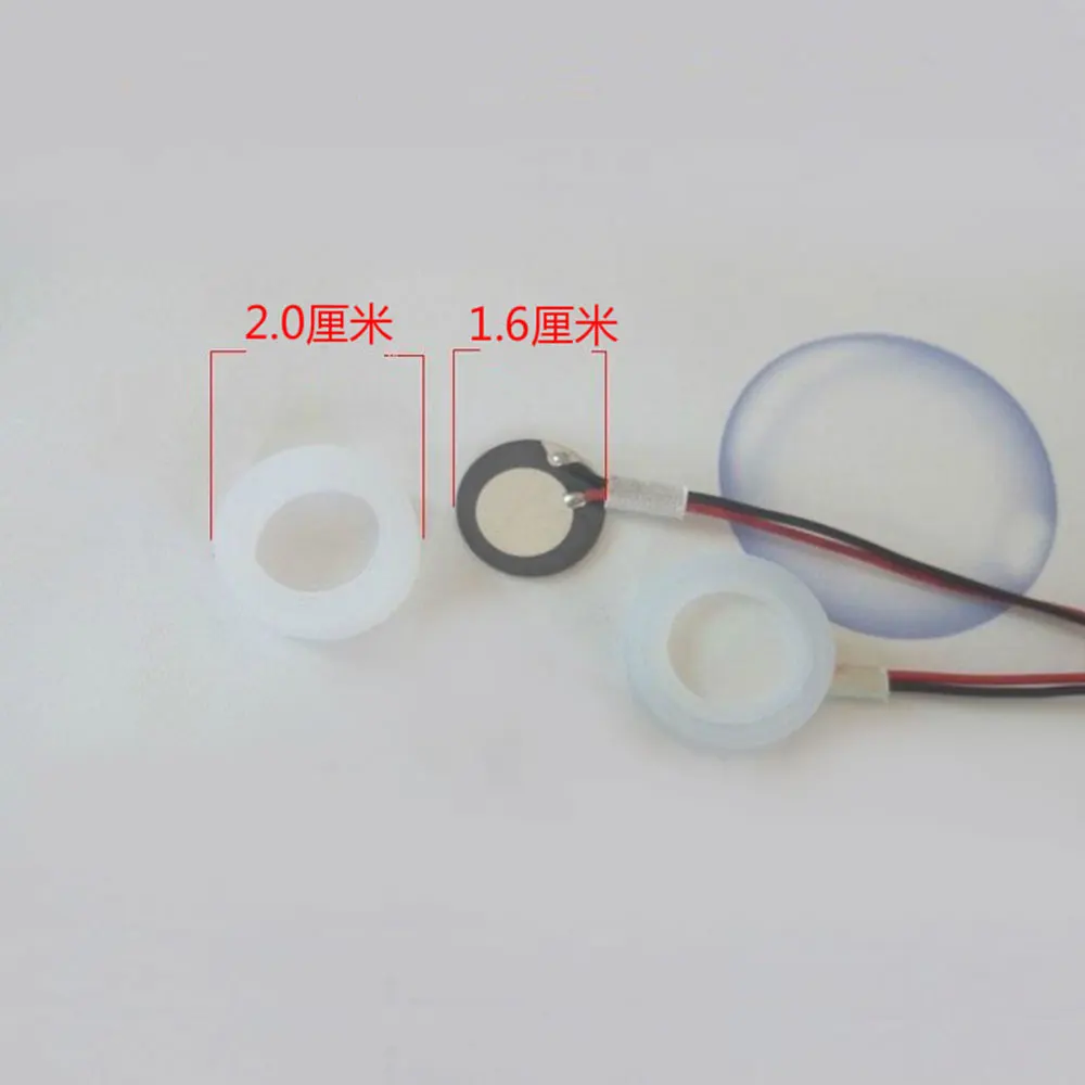 16mm 2.4Mhz Ultrasonic Mist Maker Fogger Atomizing Transducer Oscillating Blade Piezoelectric Ceramic Air Humidifier Acces 6pcs ultrasonic atomizer accessories