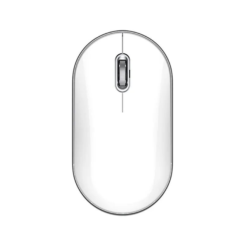 Xiaomi Mijia Bluetooth Двухрежимная портативная мышь Air Bluetooth двухрежимное подключение ультратонкий портативный модный компьютер цифровой - Цвет: Белый