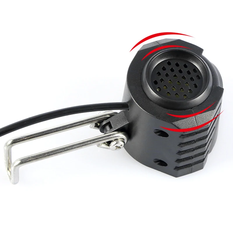 36V 48V eBike 4LED Light Scooter Lamp Electric Bicycle Front Headlight with Horn