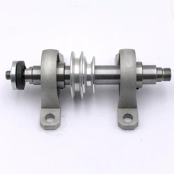M14x1mm m14 rosca eixo polia 2 rolamento diy madeira torno cortador headstock caber mandril K01 50 K02 50 K01 65 K02 65