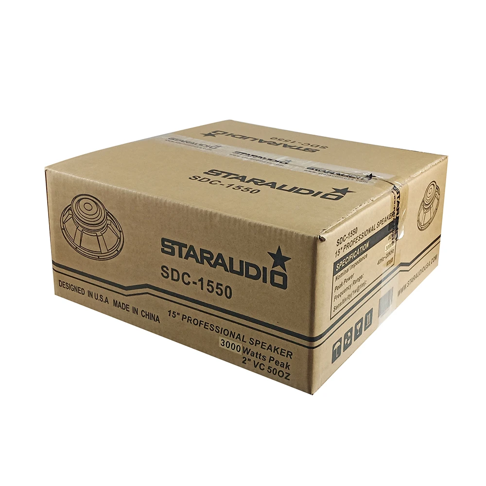 package for the subwoofer replacement home audio woofer bass