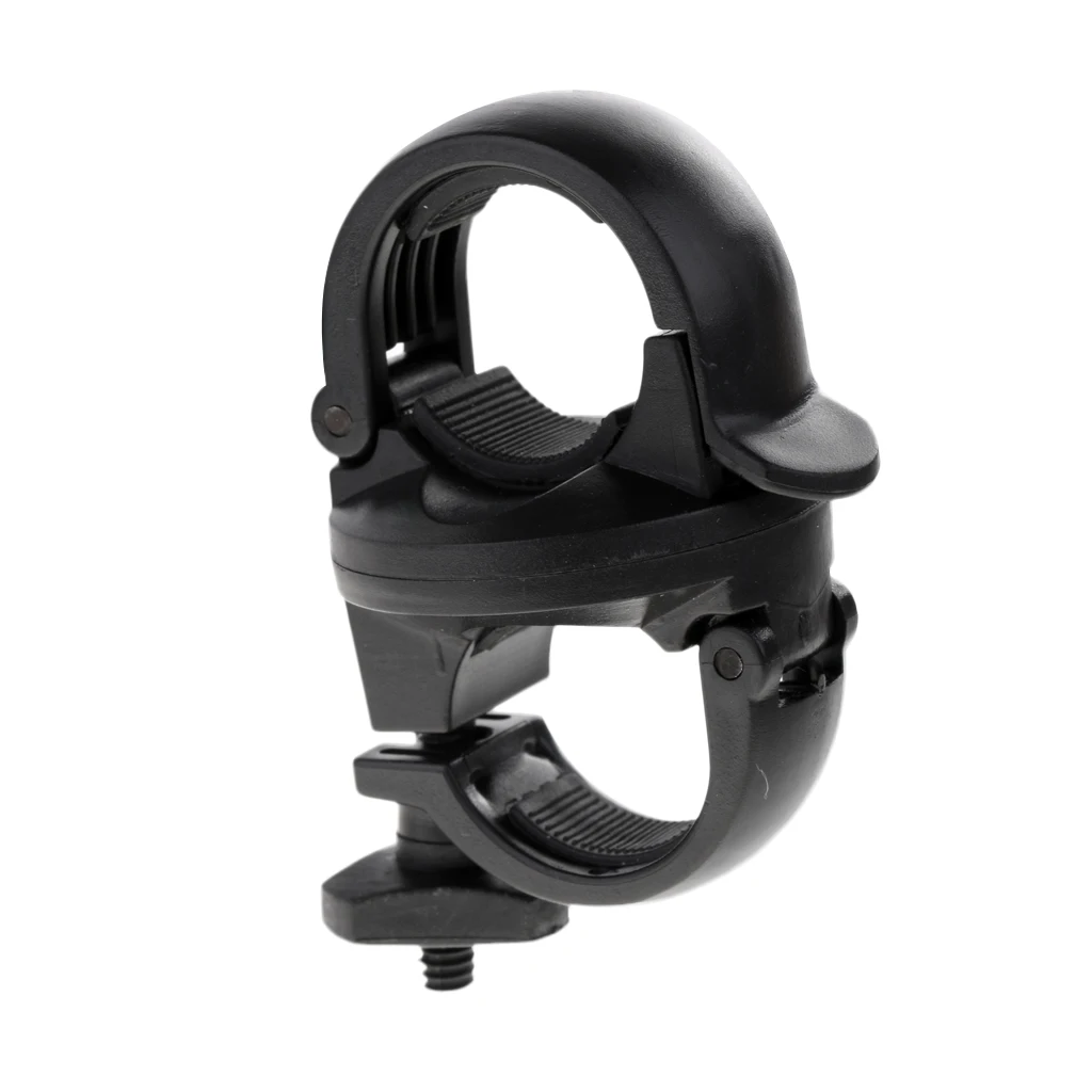 360° Bicycle LED Torch Flashlight Mount Clamp Holder Bike Clip Grip Bracket fit for Dia. 20-25mm Handlebar