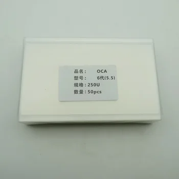 

50pcs/lot 5.5'' OCA Optical Clear Adhesive Film Sticker Glue For iPhone 6plus 6sp 7+ 8 plus 7P 8P Screen Lens Repair