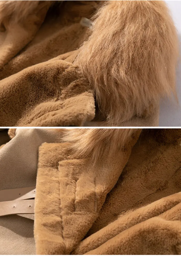 Women Leather Jackets Winter Suede Leather Jacket Women Short Lamb Wool Motorcycle Jacket Thick Lambs Fur Warm Coat