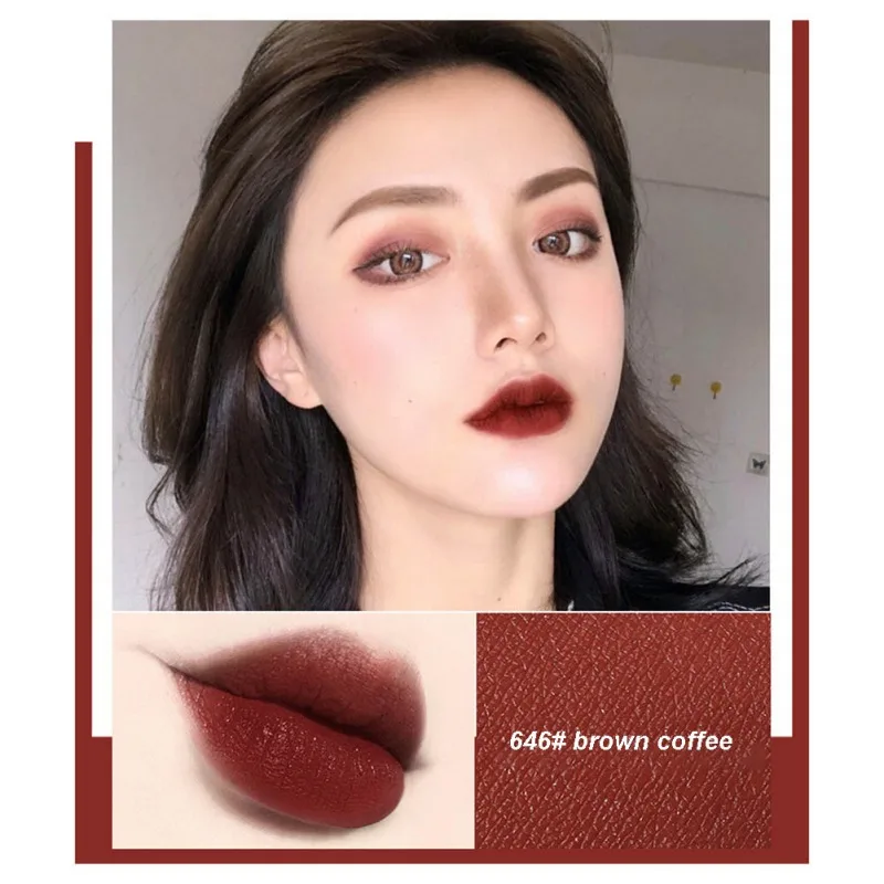 Small Gold Diamond Lip Glaze Sexy Red Lip Gloss Moisturizing Waterproof Long-lasting Liquid Lipstick - Цвет: 5