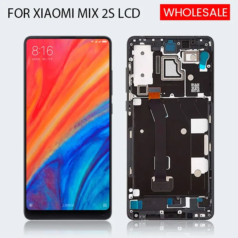 Бесплатная доставка Для Xiaomi Mi Mix 2S ЖК-дисплей Сенсорная панель дигитайзер в сборе