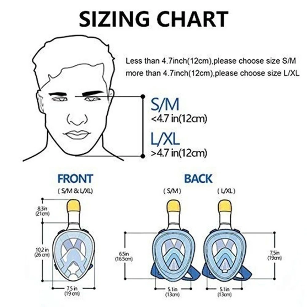 Anti Fog Full Face Diving Mask for Enhanced Subaquatic Clarity3