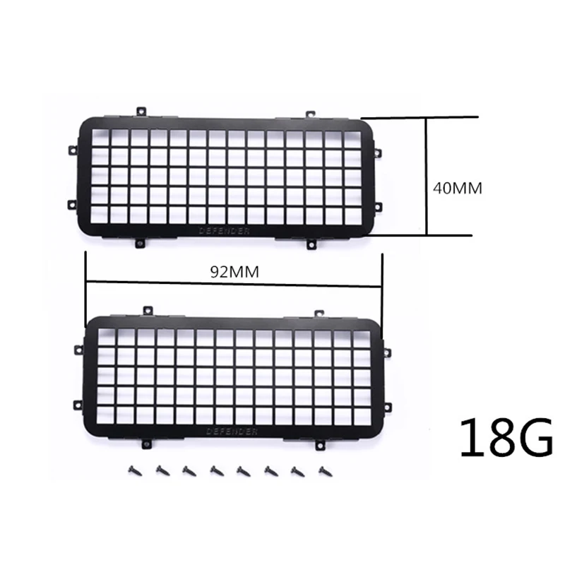for MN D90 D99S MN99S 1/12 RC Car Upgrade Parts Metal Stereoscopic Window Mesh Protective Net Accessories 4
