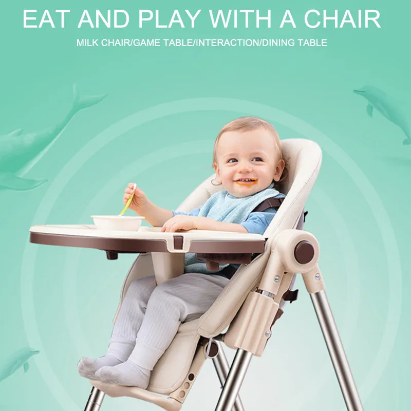 Free Shipping Multifunction Portable Table for Child Car Seats Dinner Table Adjustable Folding High Chair for Children Feeding