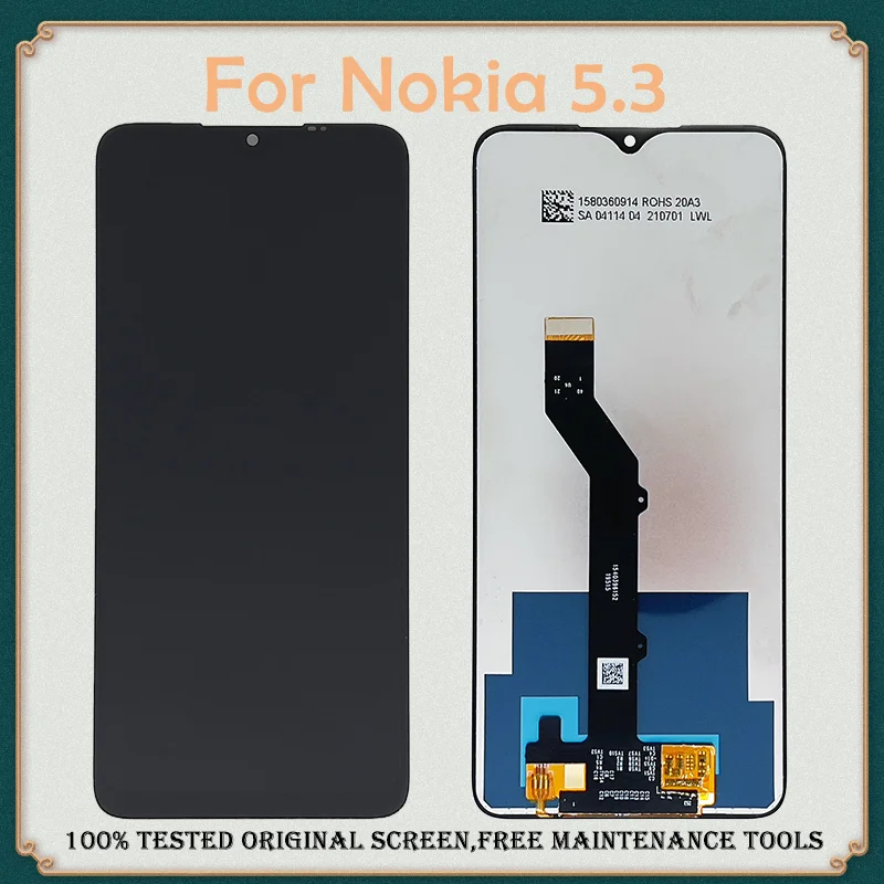 ЖК-дисплей 6 55 &quotдля Nokia 5 3 TA-1227 TA-1229 TA-1223 TA-1234 | Мобильные телефоны и аксессуары