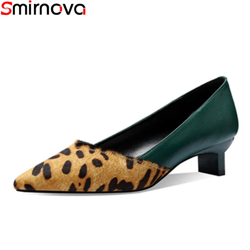 Smirnova/ г., Новое поступление, модные женские туфли-лодочки из натуральной кожи, тонкие туфли на шпильке, летняя женская обувь