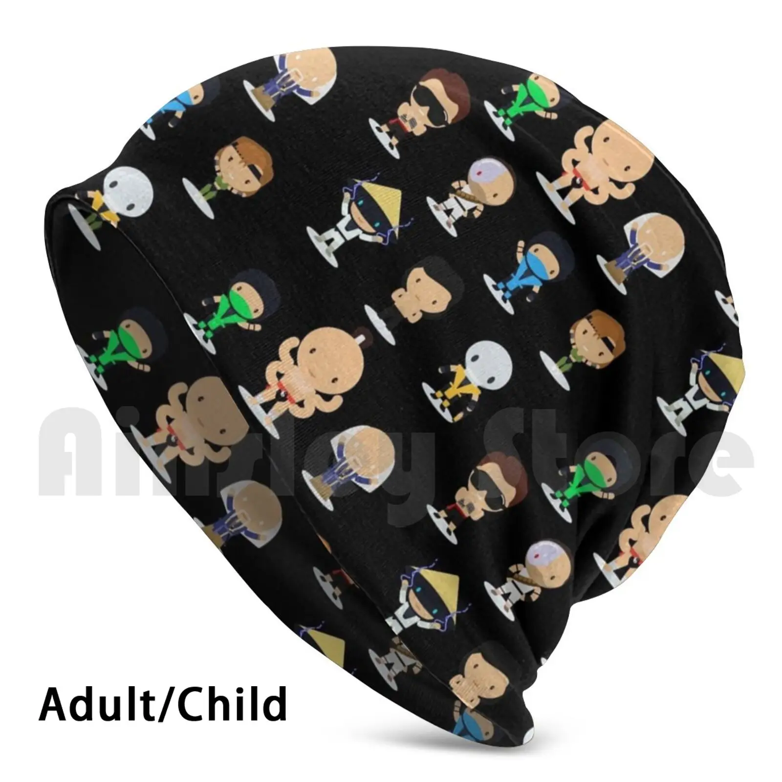 Mortal Kombat 1 Berretti Cappello Lavorato A Maglia Hip Hop Mortal Kombat Johnny Cage Kano Subzero Blade Raiden Liukang