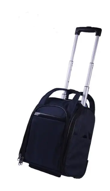 Женский дорожный багажный Чехол чемодан из материала Оксфорд для ноутбука сумки на колесиках чемодан на колесиках чехол на колесиках для женщин - Цвет: Rolling Luggage Bag