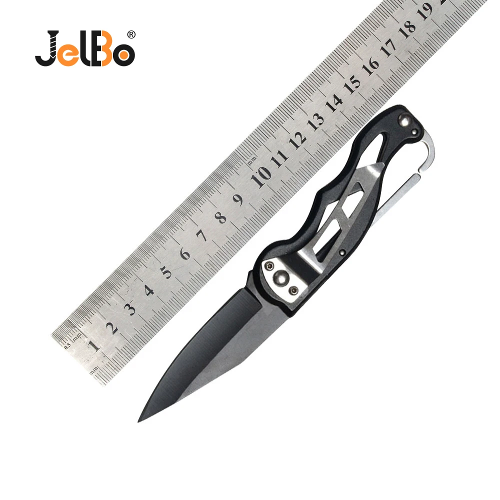 Складной карманный нож JelBo портативный брелок для охоты кемпинга тактический